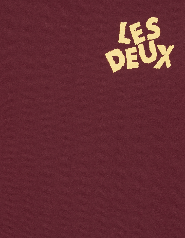 Les Deux Logo T-Shirt KIDS-  Chocolate