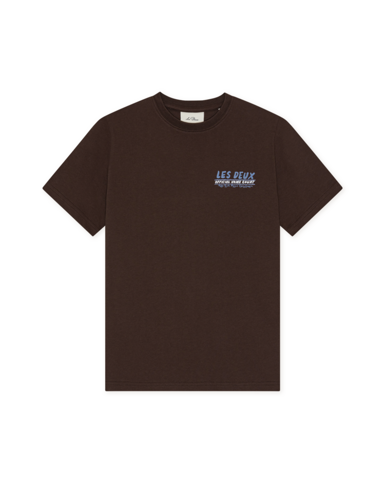 Les Deux Record T-Shirt KIDS - Brown