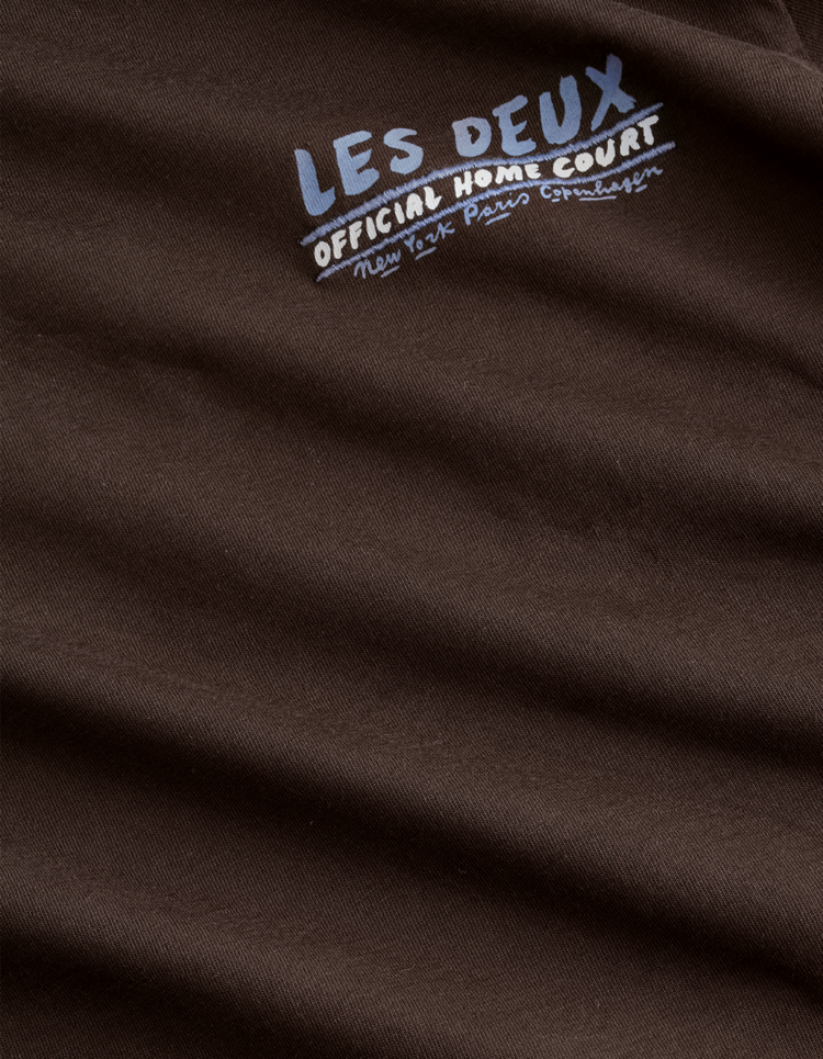 Les Deux Record T-Shirt KIDS - Brown