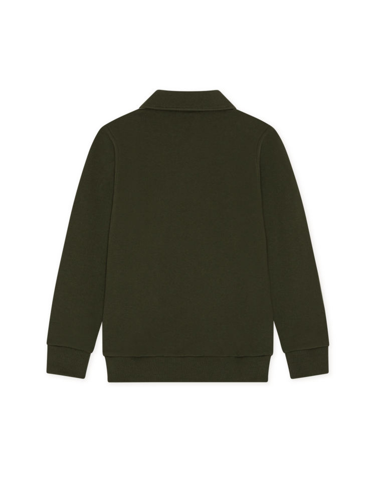 Les Deux College Rugby Polo Sweatshirt  - Green