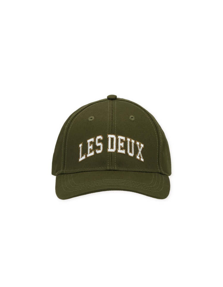 Les Deux College Baseball Cap - Olive