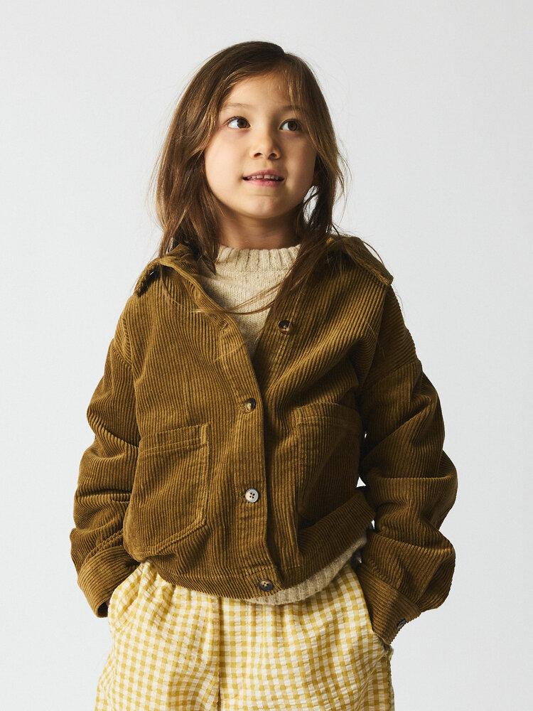 Brunobruno nation Sena Corduroy Overshirt - Green