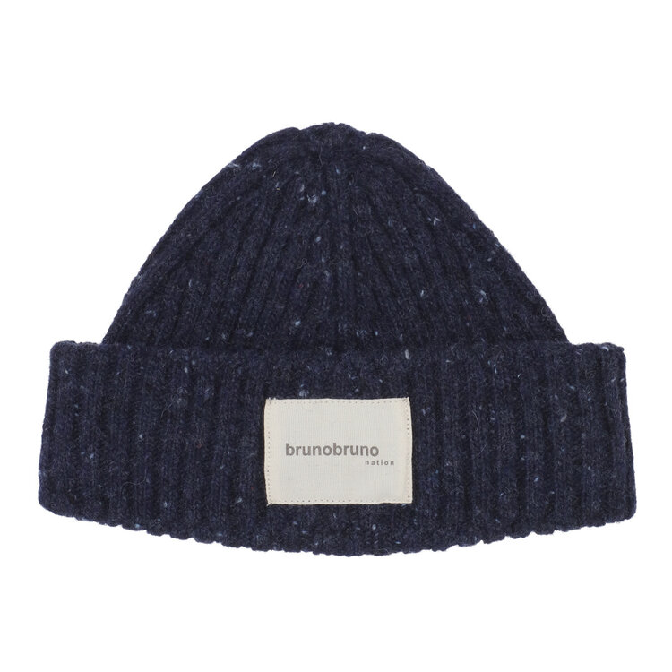 Brunobruno nation Robert Fisherman Beanie - Indigo Blue