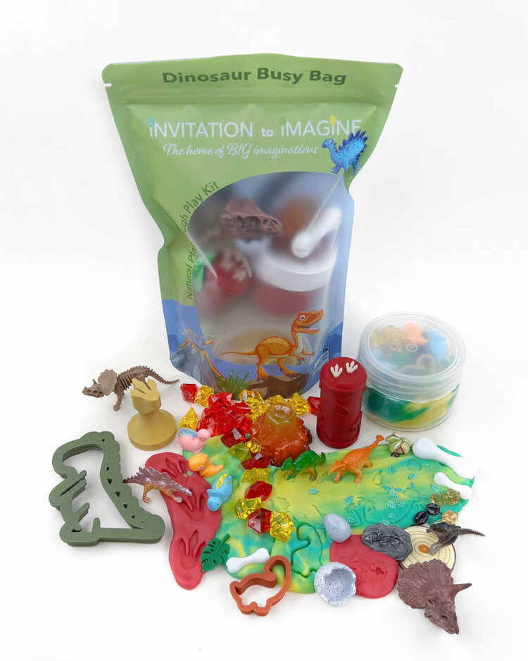 Invitation to Imagine Dinosaur Busy Bag