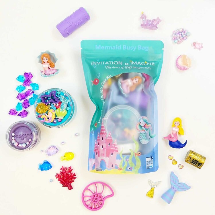 Invitation to Imagine Mermaids Busy Bag