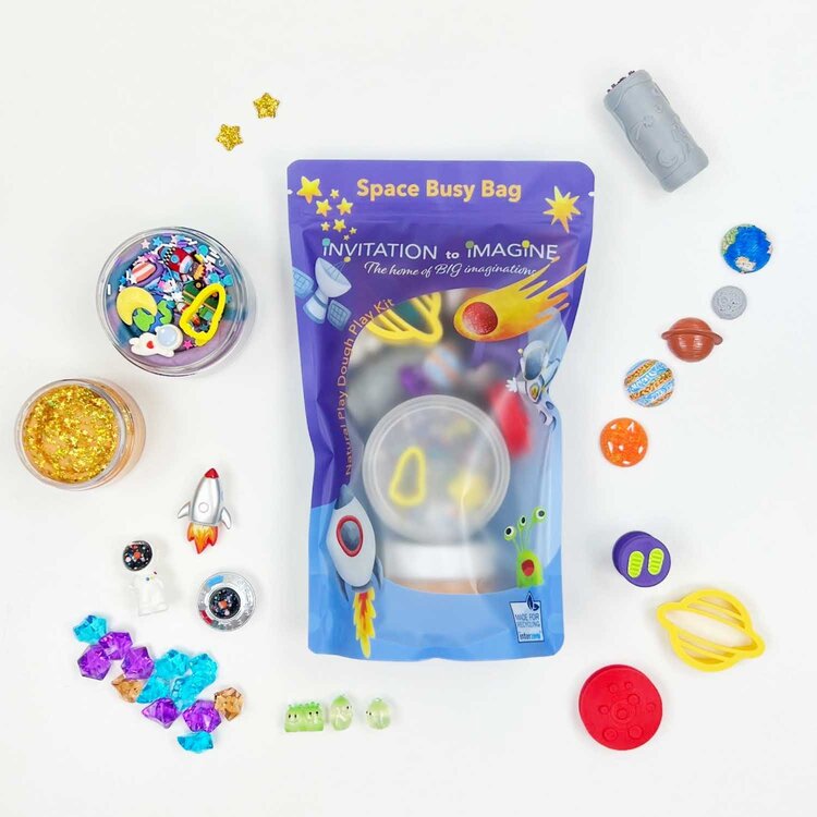 Invitation to Imagine Space Busy Bag