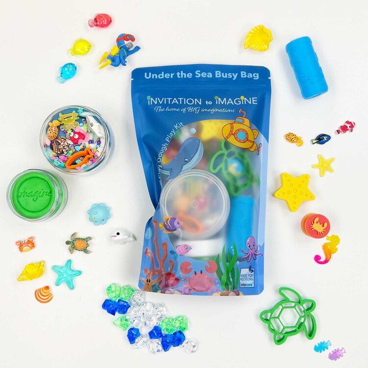 Invitation to Imagine Under the Sea Busy Bag