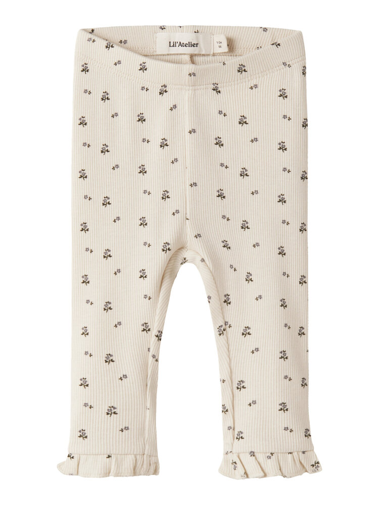 Lil atelier NBFLAGO MER SLIM LEGGINGS  - BLUE FLOWER