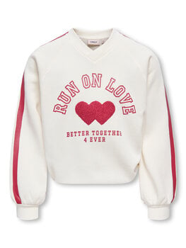 Only KOGCOLETTA L/S V-NECK PRINT- Tofu