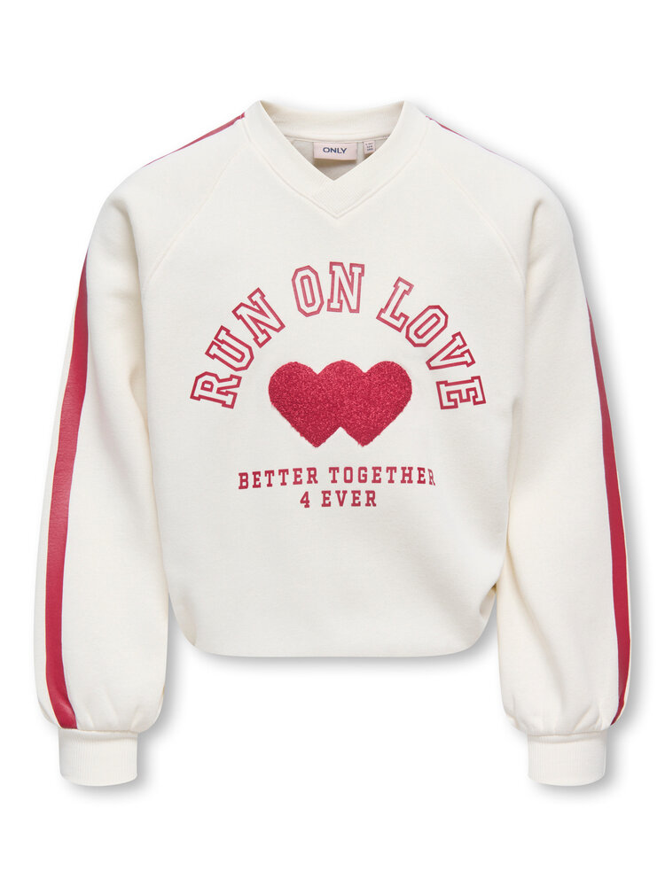 Only KOGCOLETTA L/S V-NECK PRINT- Tofu