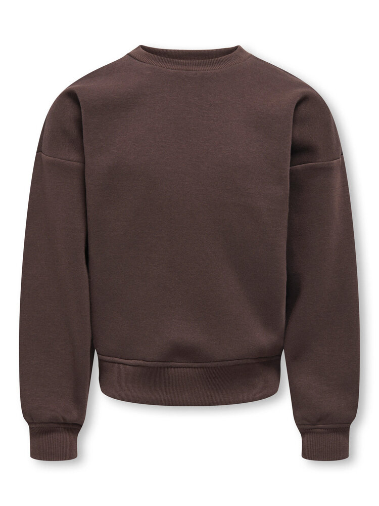 Only KOGSWEAT L/S BACK/SLEEVE -Coffee Bean