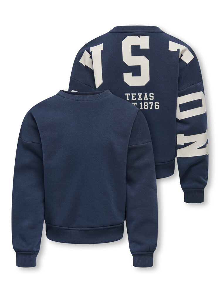 Only KOGSWEAT L/S BACK/SLEEVE -Night Sky