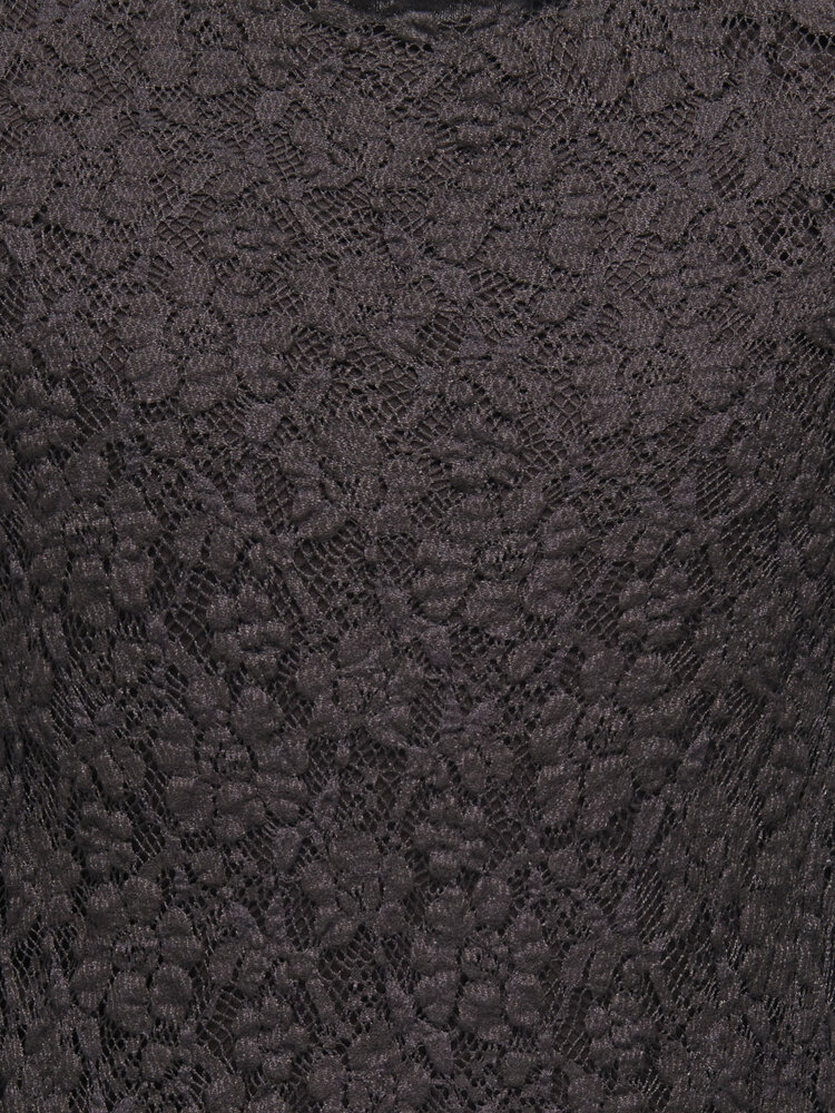 Only KOGLEIKA LS LACE TOP- Coffee