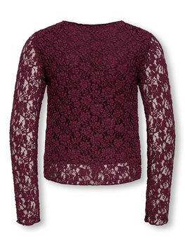 Only KOGLEIKA LS LACE TOP- Fig