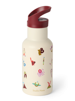 Studio Noos Small Drink bottle - Alphabet