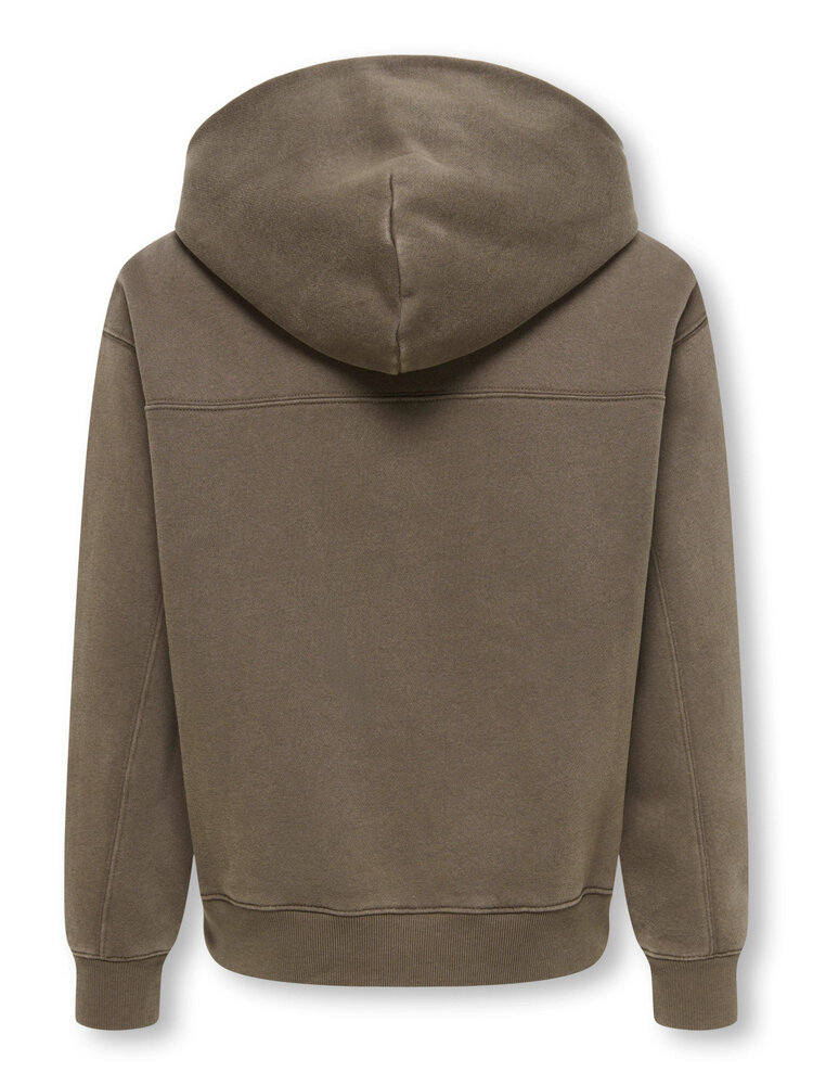 Only & Sons OSJLARRY EFLOW RLX LS WASH HOODIE -Tarmac