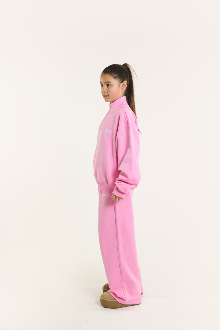 Salty Stitch Salty Sweater Half zip - Pink