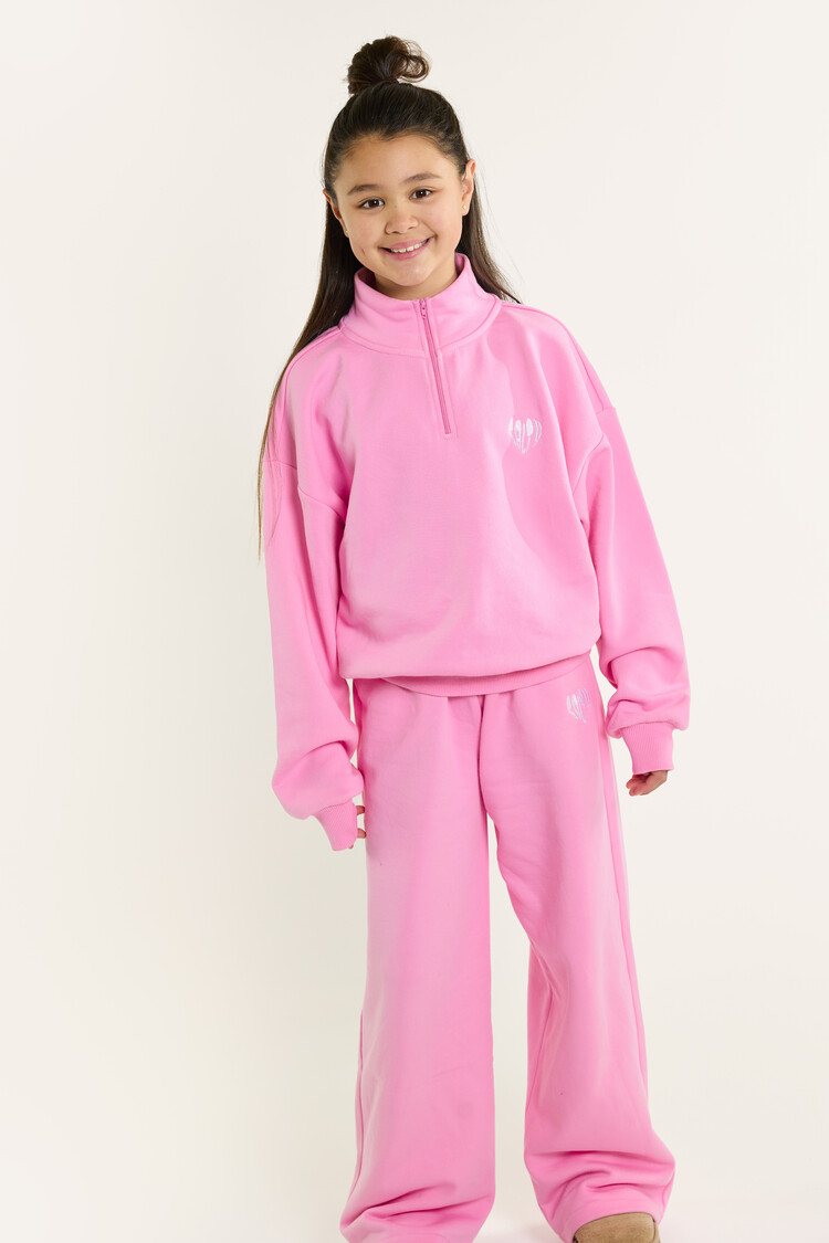 Salty Stitch Salty Sweater Half zip - Pink