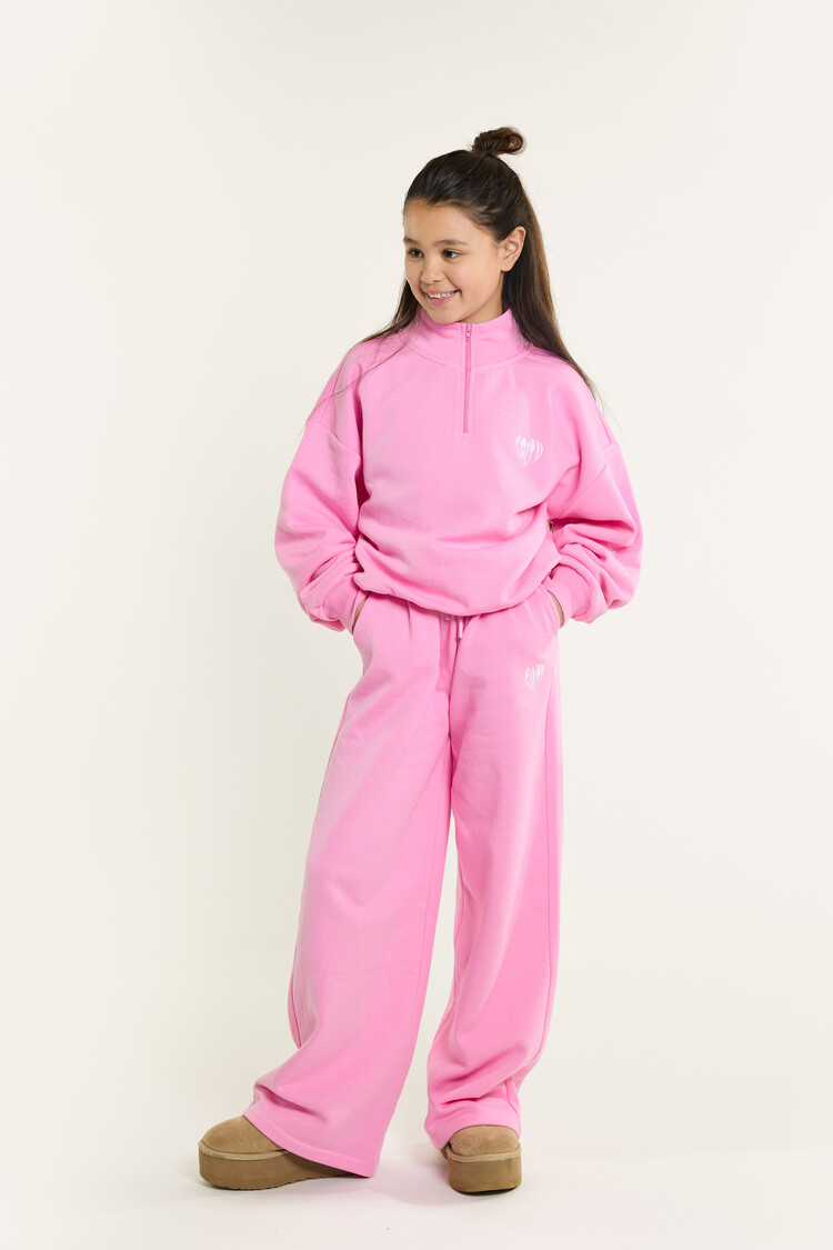 Salty Stitch Salty Sweater Half zip - Pink
