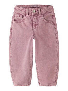 Name it NMFBELLA BARREL DNM JEANS - Wild Ginger