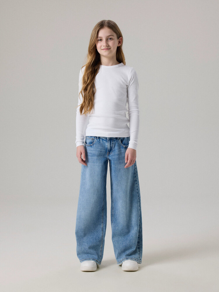 Name it NKFROSE X-WIDE LW JEANS 1322- Medium Blue