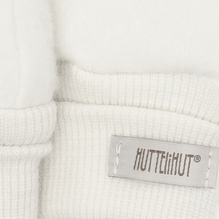 HUTTEliHUT Mittens Wool Fleece - Tofu