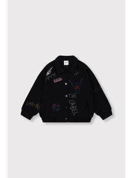 Alix mini kids knitted patches jacket