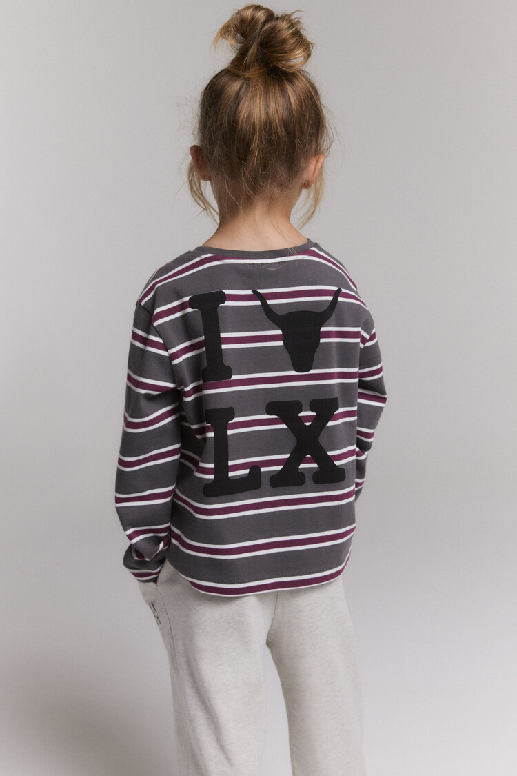 Alix mini kids knitted stripe longsleeve