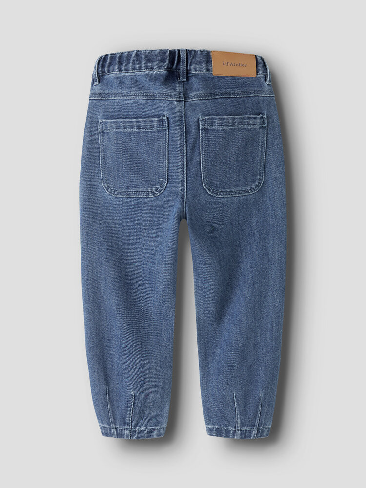 Lil atelier NMNOBELLO BAGGY JEANS - Dark Blue