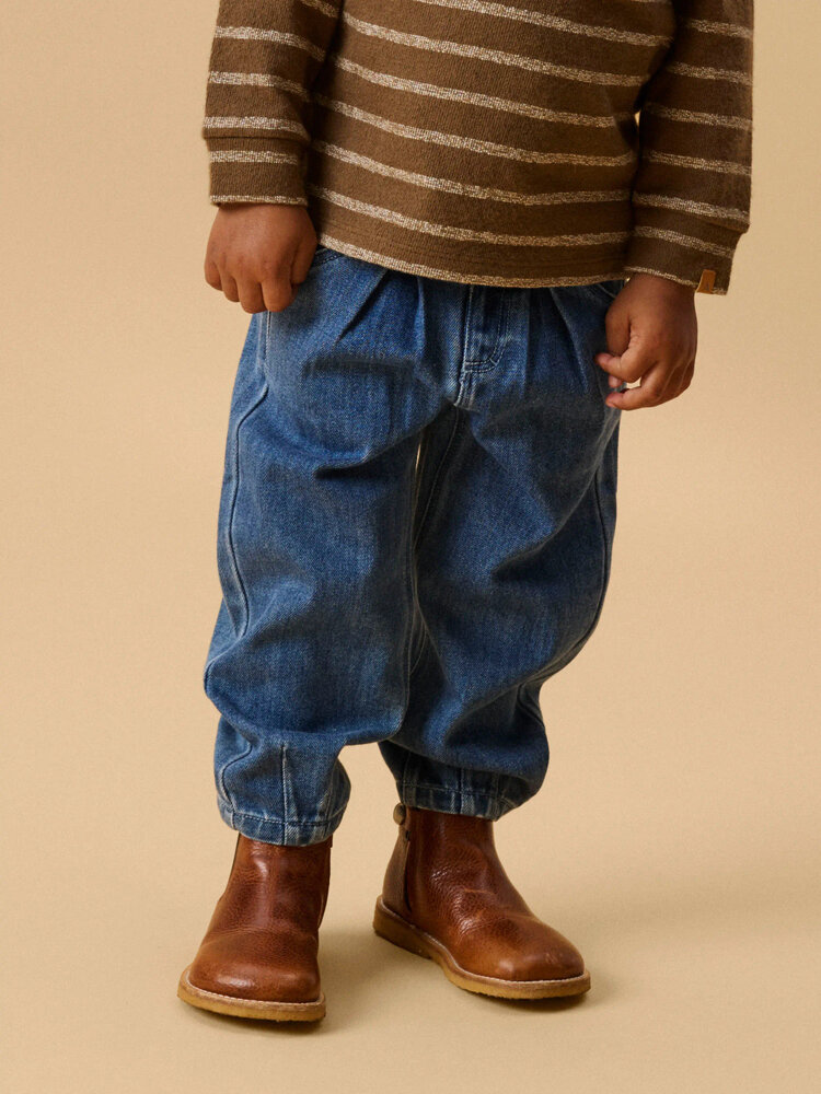Lil atelier NMNOBELLO BAGGY JEANS - Dark Blue