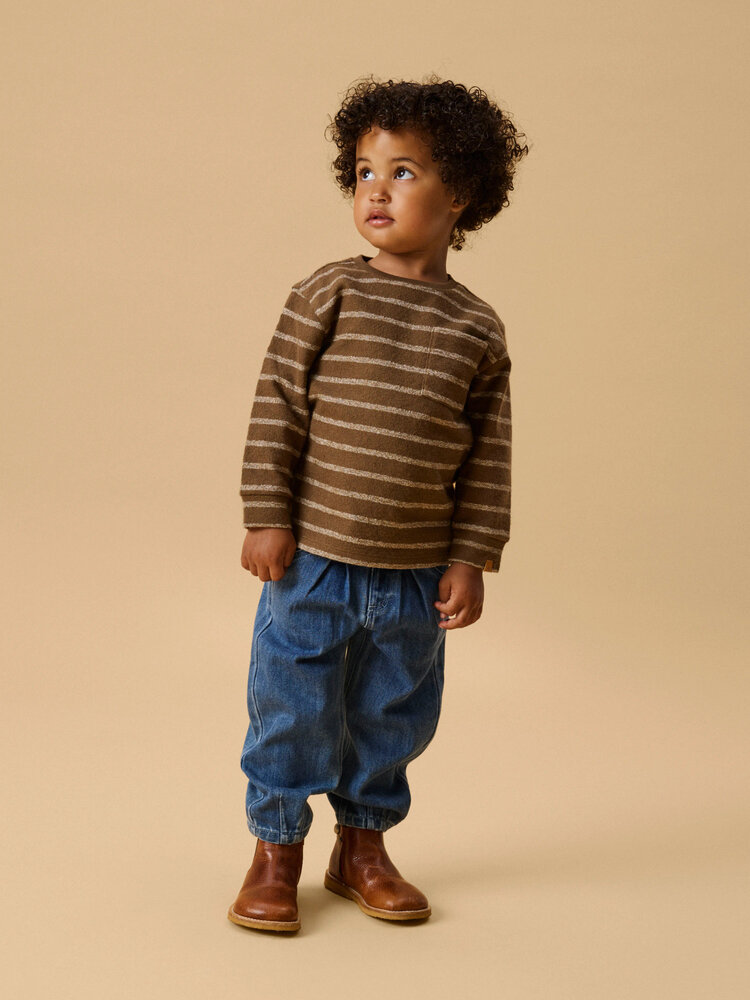 Lil atelier NMNOBELLO BAGGY JEANS - Dark Blue