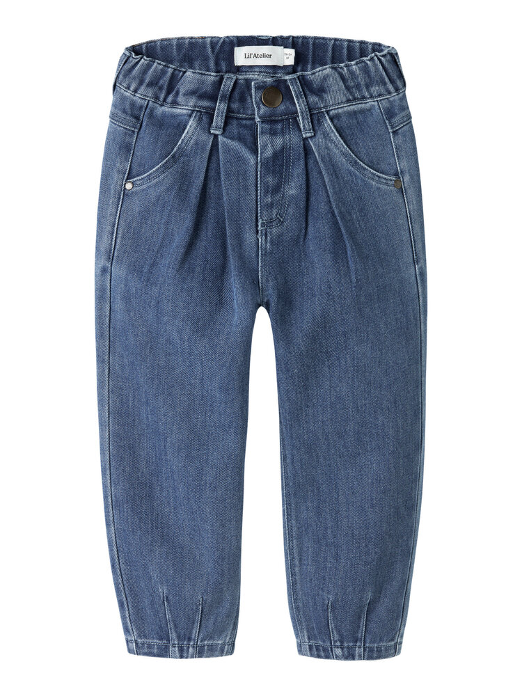 Lil atelier NMNOBELLO BAGGY JEANS - Dark Blue