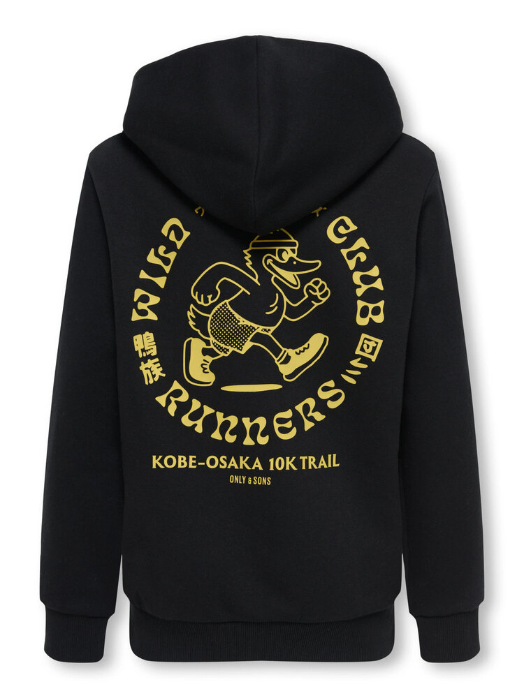 Only & Sons OSJCERES RUNNING CLUB - Black