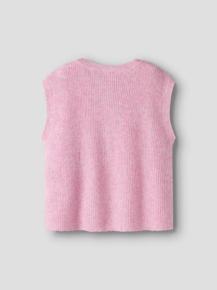 Name it NKFOANJA LOOSE KNIT VEST - Pink