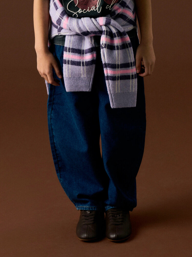 Name it NKFBELLA BARREL ANKEL JEANS - Medium Blue