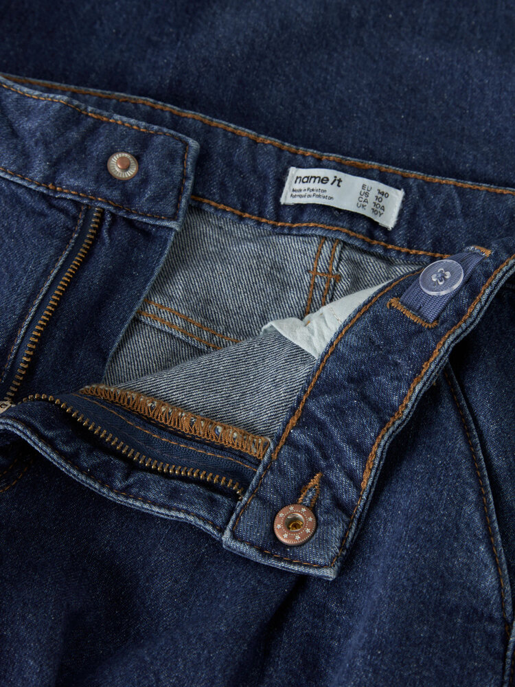 Name it NKFBELLA BARREL ANKEL JEANS - Medium Blue