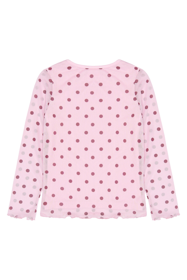 THE NEW TNVandelia L_S Mesh Tee -Pink Lavender