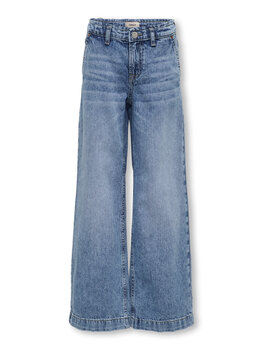 Only KOGCOMET WIDE LEG DNM - Medium Blue