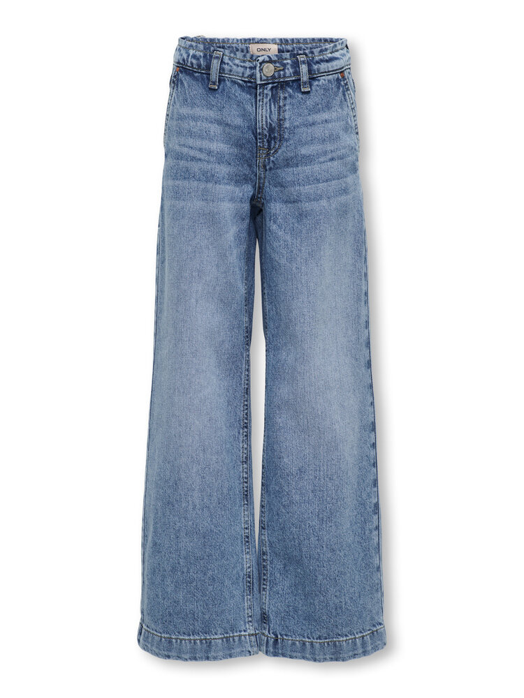 Only KOGCOMET WIDE LEG DNM - Medium Blue