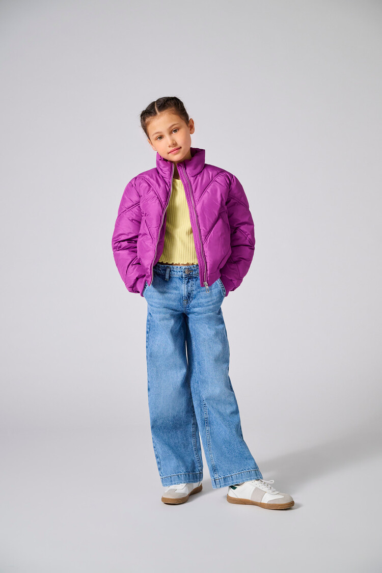 Only KOGCOMET WIDE LEG DNM - Medium Blue