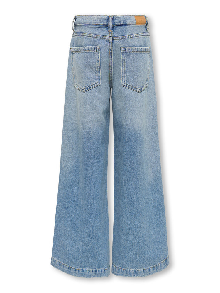 Only KOGCOMET WIDE LEG DNM - Medium Blue