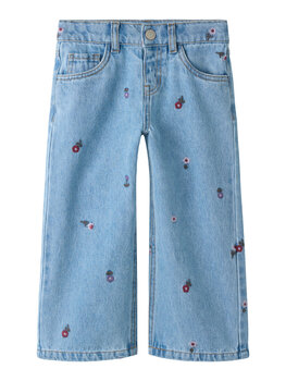 Name it NMFROSE WIDE EMB JEANS  - Flower