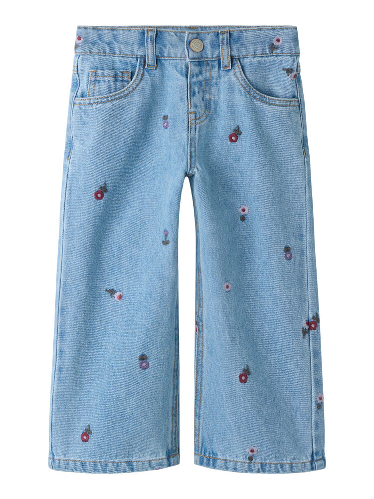 Name it NMFROSE WIDE EMB JEANS  - Flower