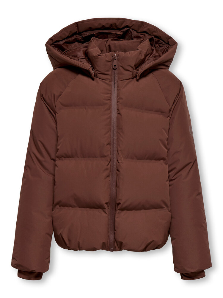 Only KOGELLIE FUNCTIONAL HOOD JACKET - Brown