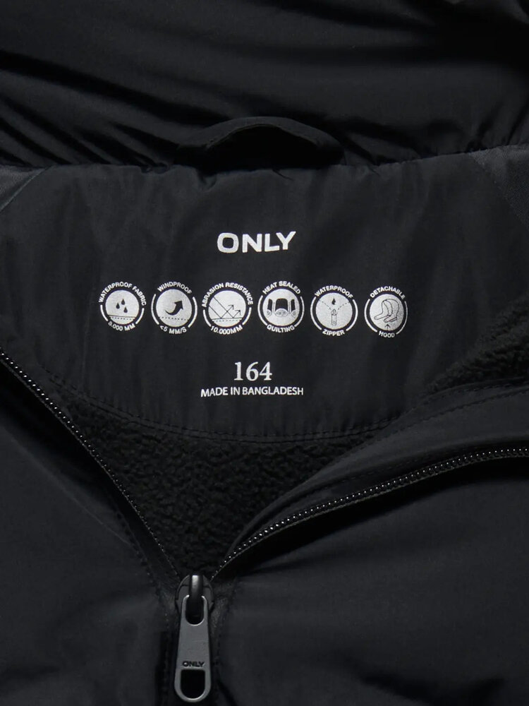 Only KOGELLIE FUNCTIONAL HOOD JACKET - Black