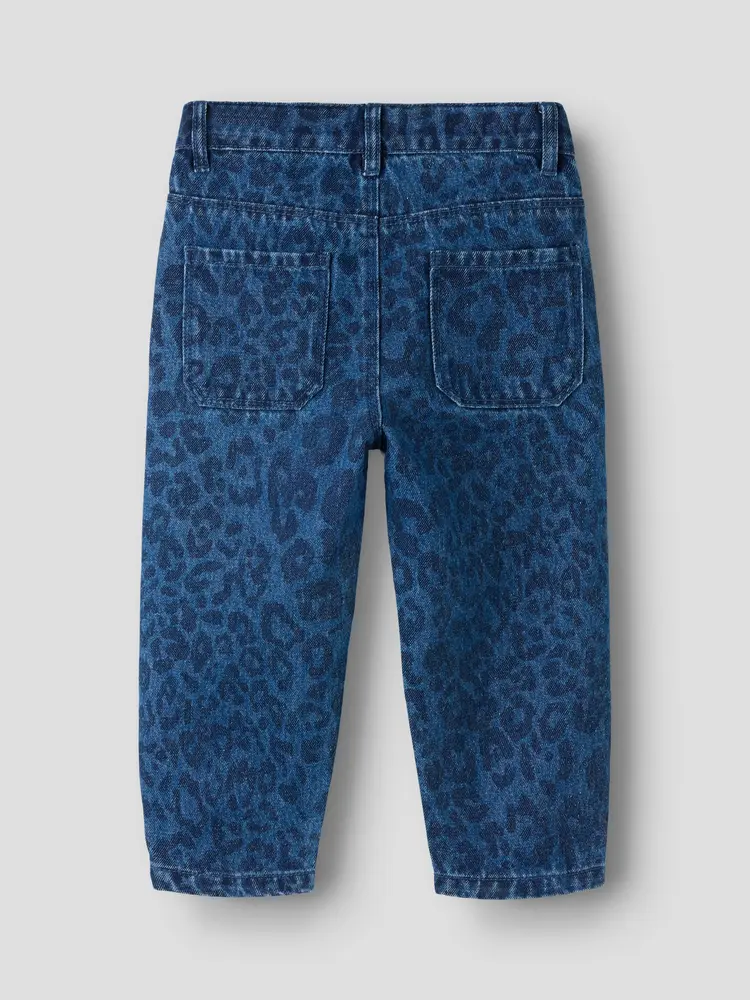 Name it NMFBELLA LEO MOM JEANS - Blue Leo