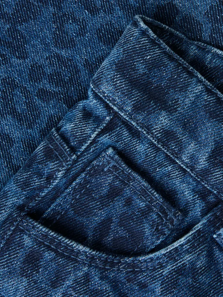 Name it NMFBELLA LEO MOM JEANS - Blue Leo