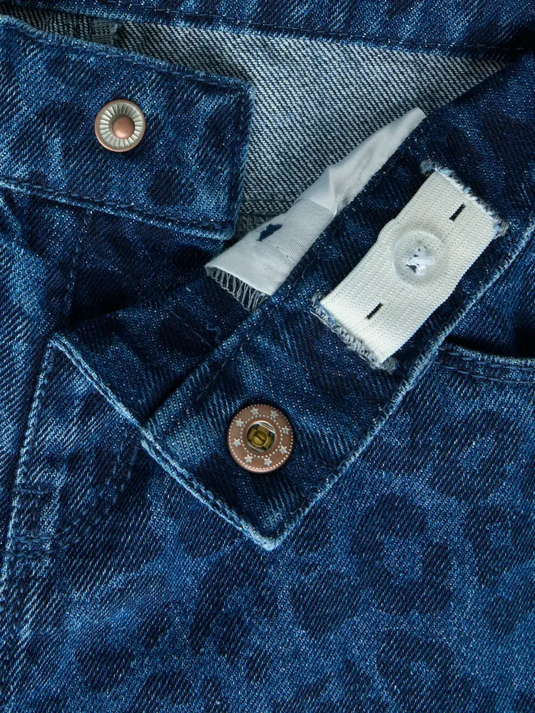 Name it NMFBELLA LEO MOM JEANS - Blue Leo