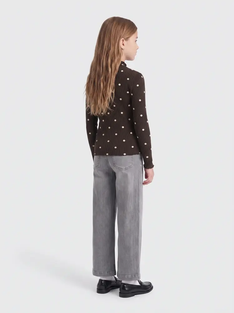 Only KOGFRANSISKA LIFE L/S HI-NCK- Chocolate
