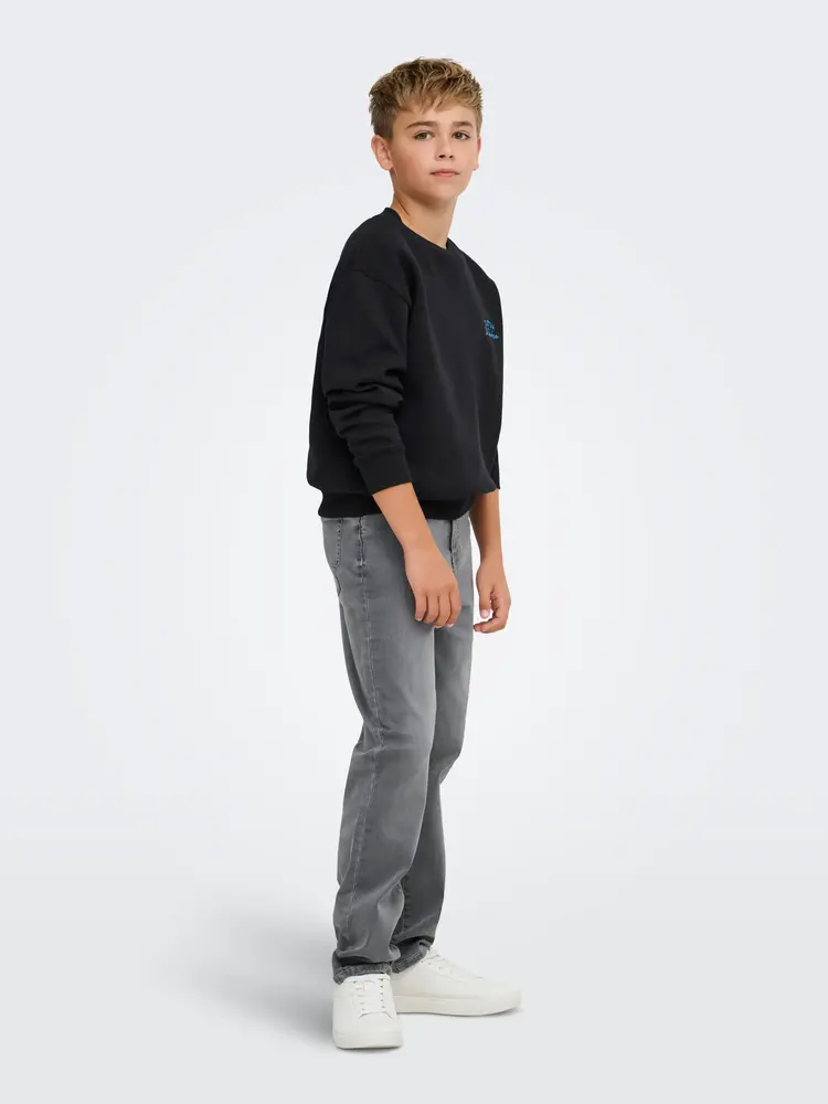 Only & Sons OSJCERES RLX UNION LS CREW - Black